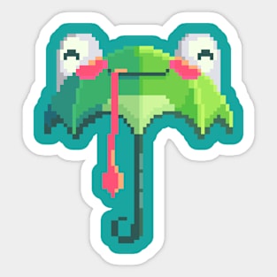 Froggy Brolly! Sticker